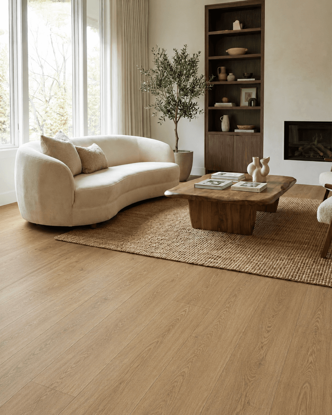 Suelo SPC Acabado Madera Vinílico Click
