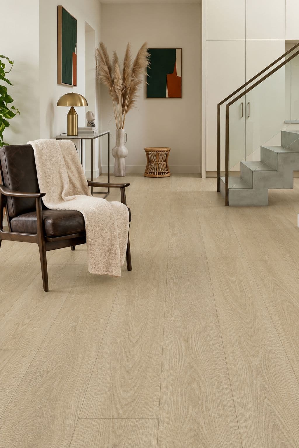 Suelo SPC Acabado Madera Vinílico Click