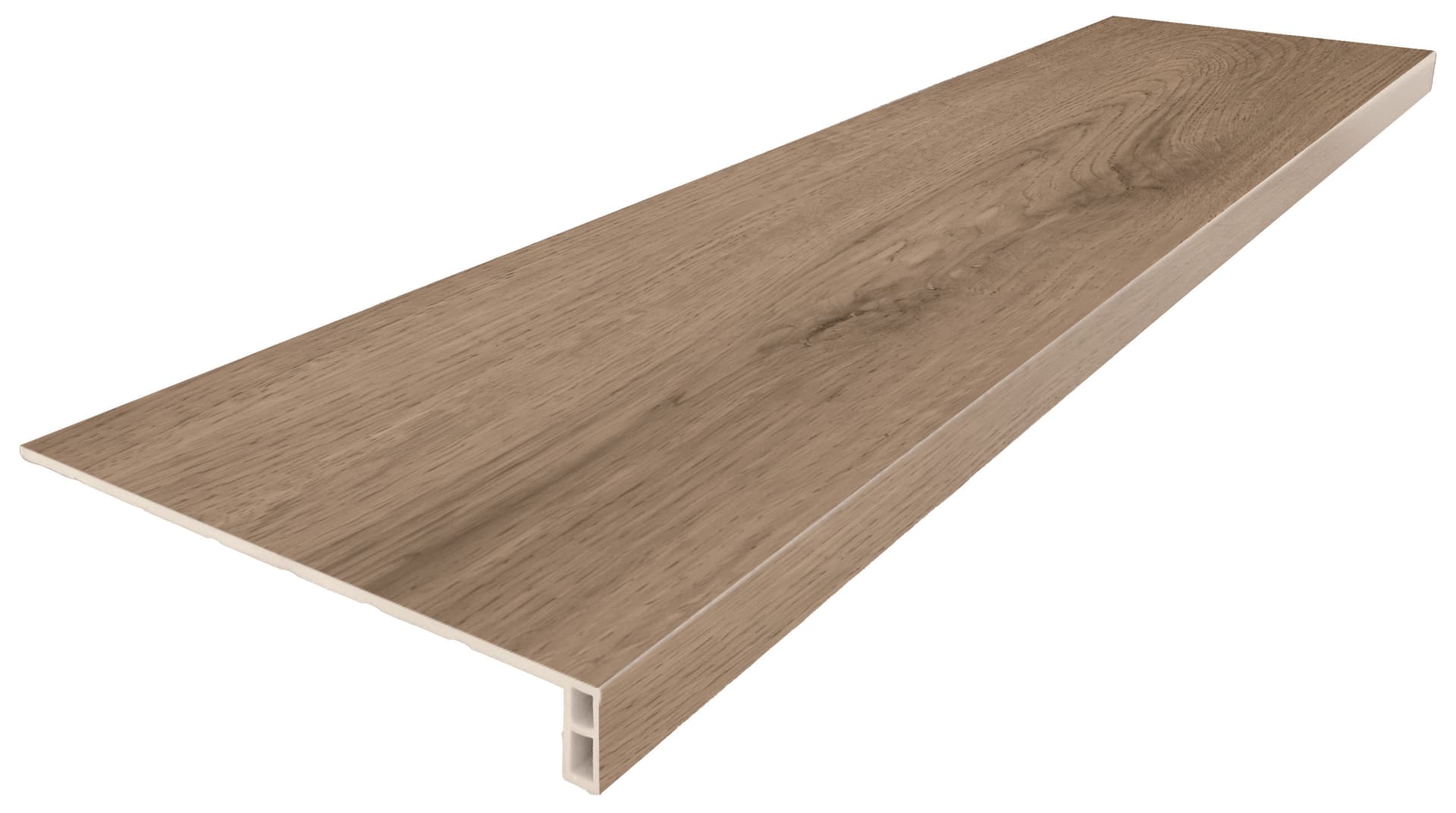 Peldaños extrusionados acabado madera